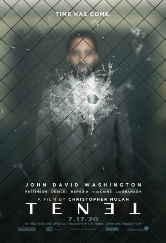 Poster de la película «Tenet» (Christopher Nolan, 2020).