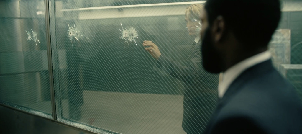 Fotograma de la película «Tenet» (Christopher Nolan, 2020), con John David Washington y Robert Pattinson.